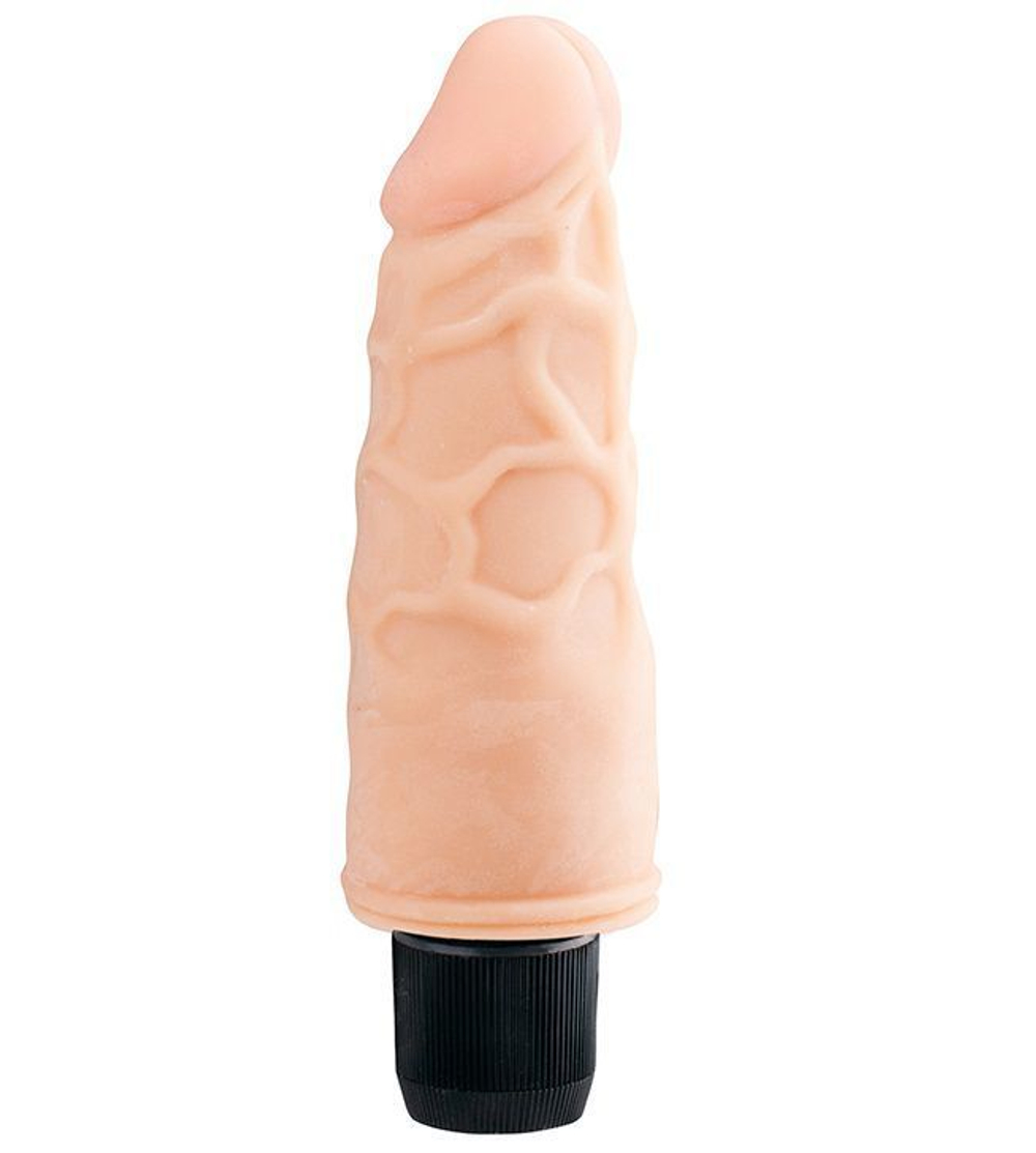 Реалистичный вибратор с венками REALSTUFF 5INCH VIBRATOR - 13 см.