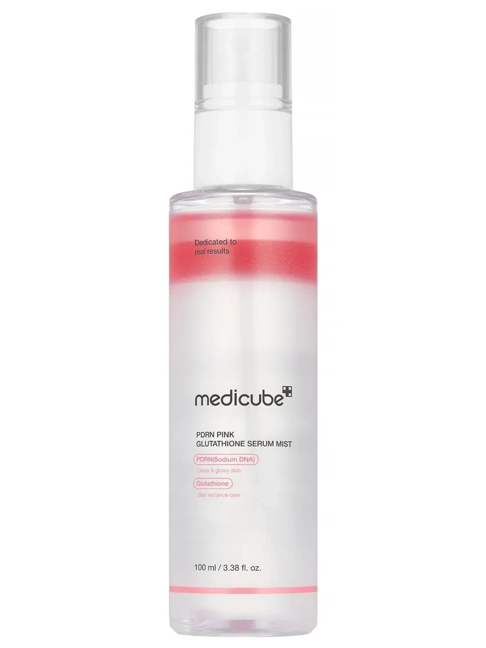 Medicube Сыворотка-мист с ПДРН и глутатионом для упругости и сияния кожи PDRN Pink Glutatione Serum Mist 100 мл