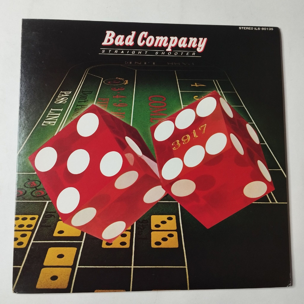 Винтажная виниловая пластинка LP Bad Company Straight Shooter (Japan 1975) (No Obi) Wild Fire Women
