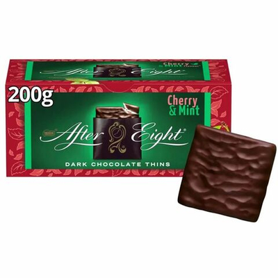 Шоколад порционный с начинкой Nestle AFTER EIGHT вишня 200 г