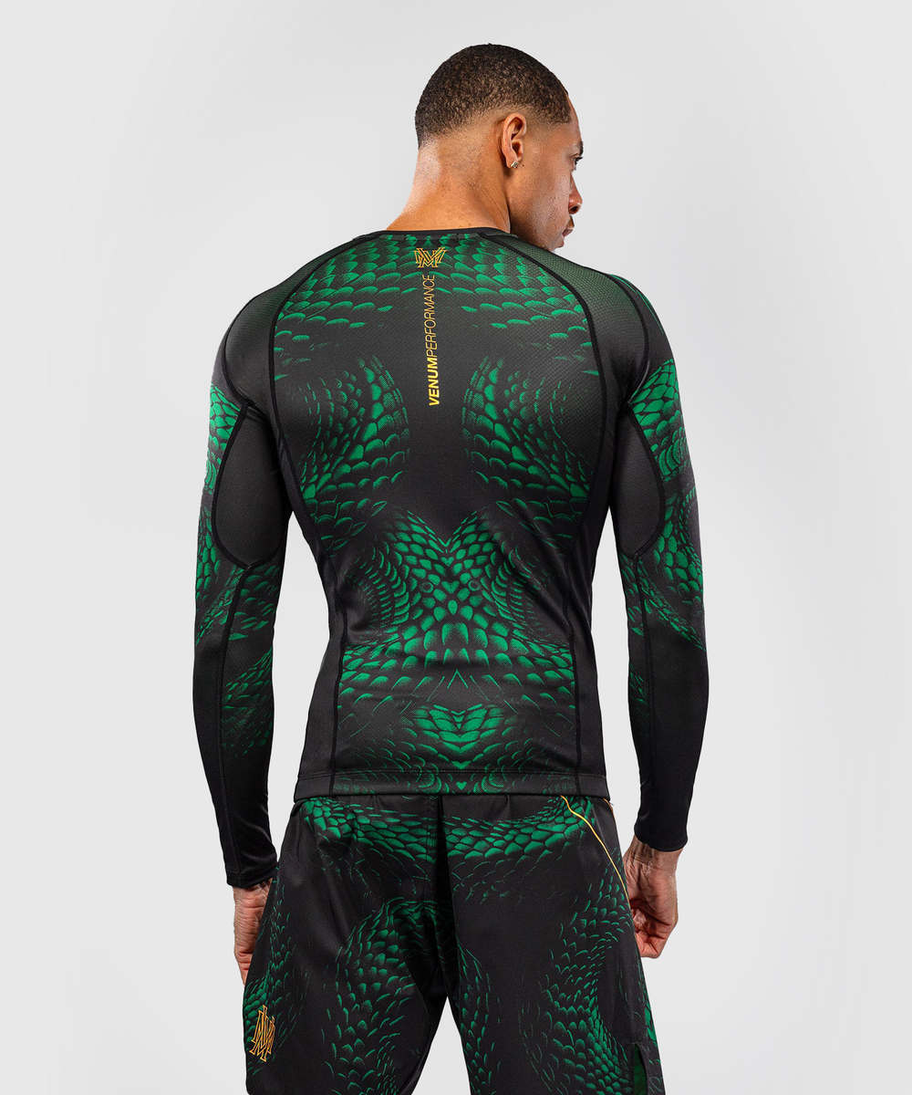 Рашгард Venum Matupa Black/Green/Gold L/S