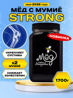 Мёд натуральный с мумие STRONG, 1700 г.