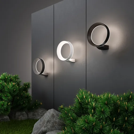 Архитектурная подсветка Ring 1710 TECHNO LED черный Elektrostandard