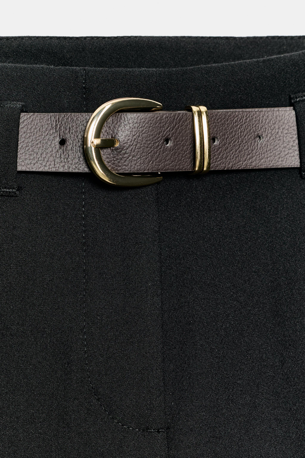 БРЮКИ С ОТВОРОТАМИ — ZARA