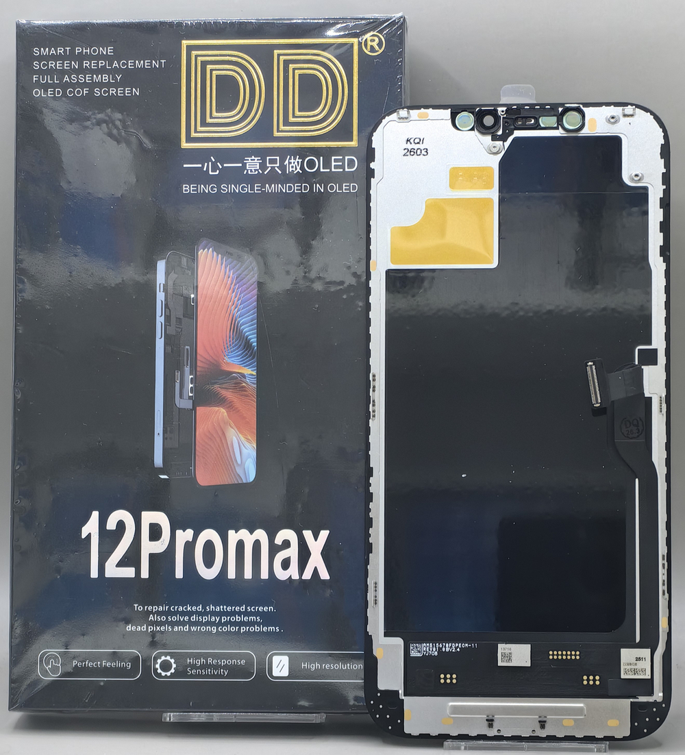 Дисплей iPhone 12 PRO MAX Soft OLED; Rem.IC; Бренд DD