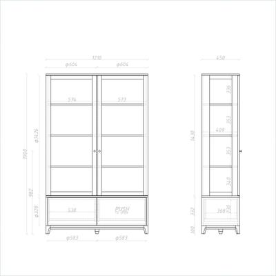 Витрина Case CS159/2D