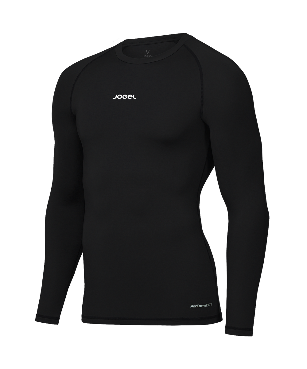 Футболка компрессионная с длинным рукавом Jogel CAMP 2 PerFormDRY Baselayer LS Tee, черный 99