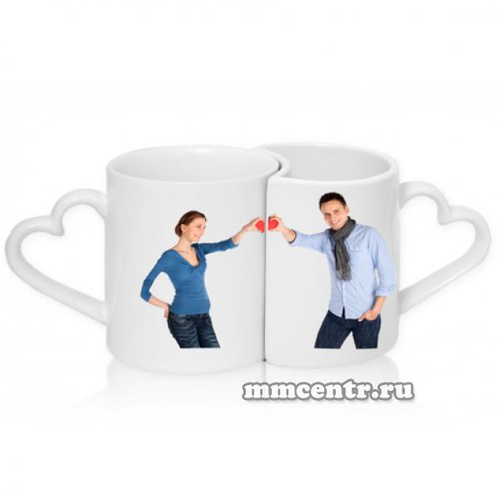 Кружки для влюбленных большие, к-т 2шт