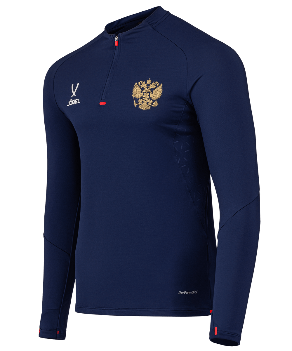 Джемпер тренировочный NATIONAL PerFormDRY Training Zip Top, темно-синий