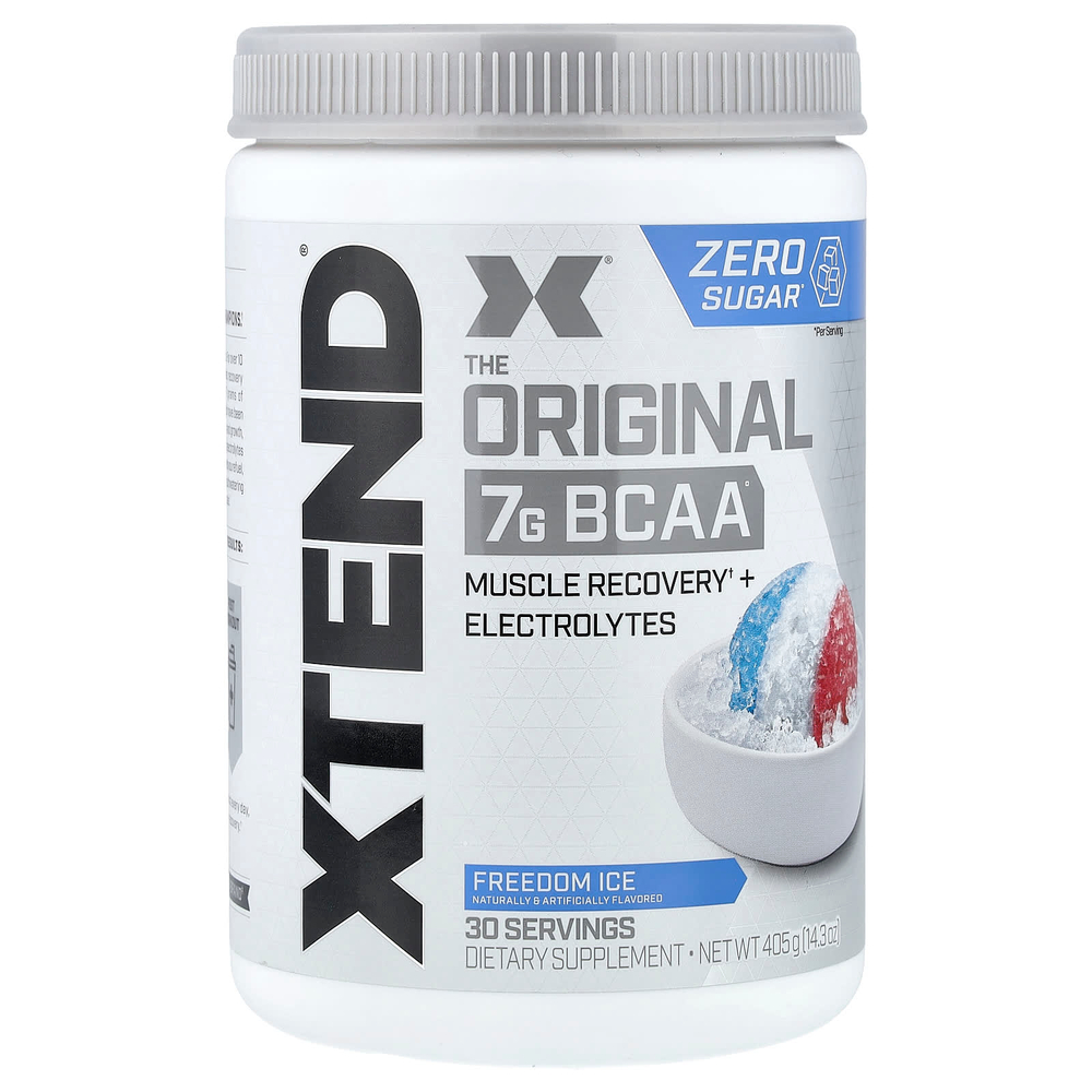 XTEND, 7 г аминокислот с разветвленной цепью (BCAA), Freedom Ice, 405 г (14,3 унции)
