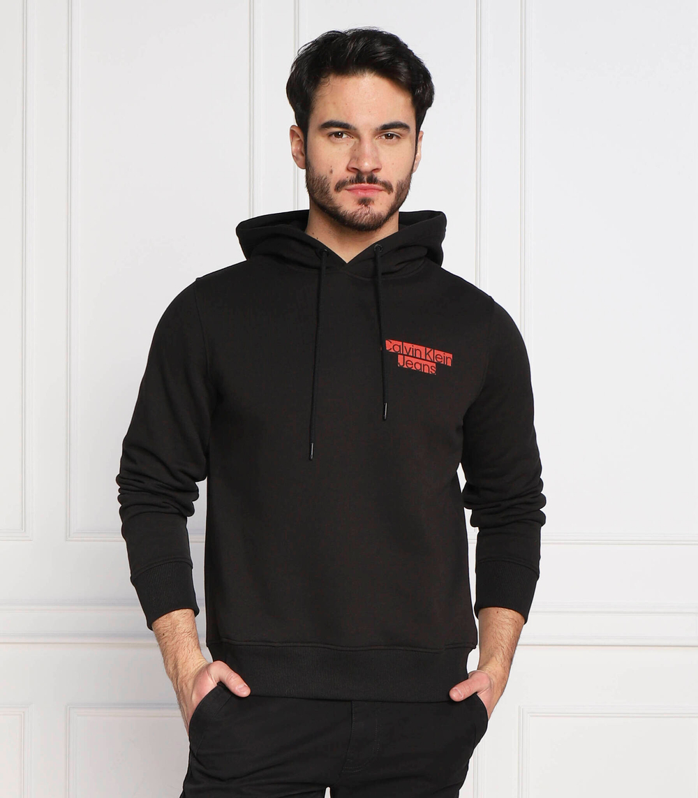 Худи seasonal blocked logo CALVIN KLEIN JEANS - черный(J30J321904)