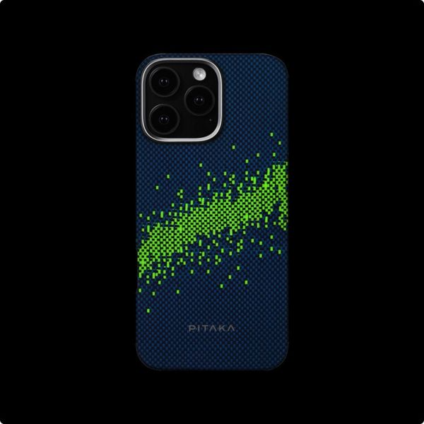 Чехол Pitaka Tactile Woven (Lumintex Edition) для iPhone 16 Pro, Милки Уэй | Milky Way Galaxy