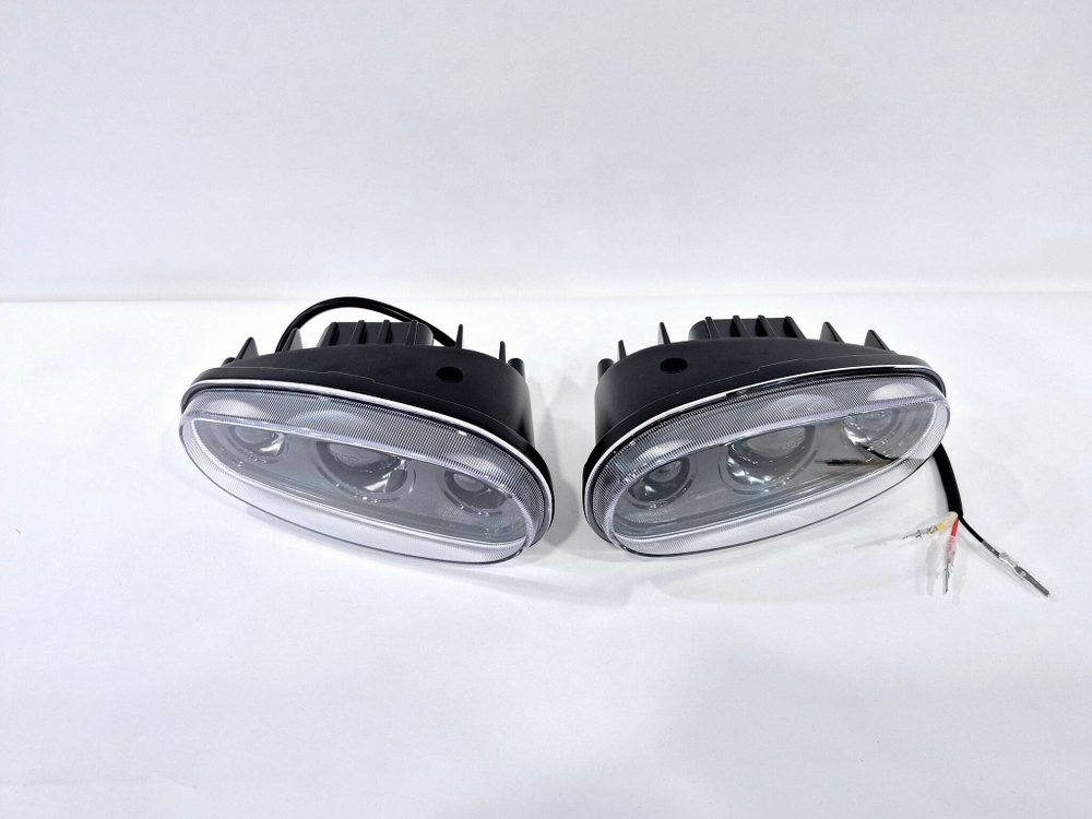 46 BI - Белый / ПТФ (J46, белый) BI-LED (ближний/дальний), (Chevrolet Lanos Daewoo Lanos), светодиодные противотуманные фары (2 шт. / комплект) АКЦИЯ