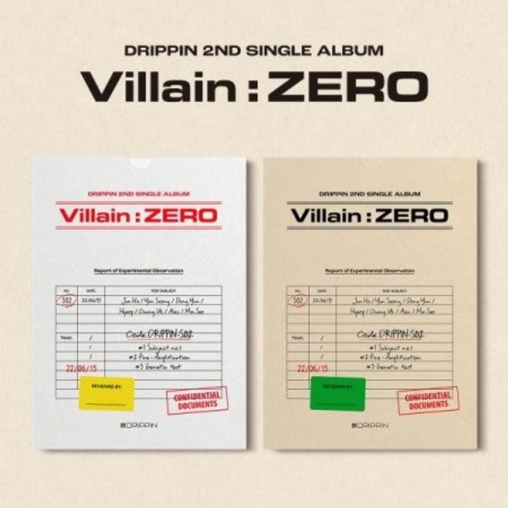Альбом DRIPPIN - Villain : ZERO 2nd Single Album RANDOM Version