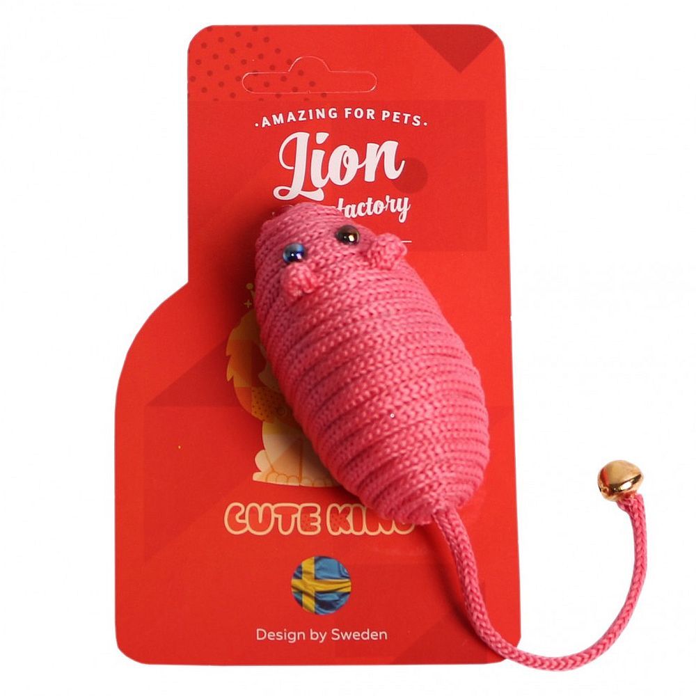Игрушка для кошки Lion Мышка с бубенчиком LMG-K0013-B 7 см Игрушка для кошки Lion Мышка с бубенчиком LMG-K0013-B 7 см