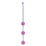 Анальная цепочка из шариков Slim Jelly Anal Beads (15 см , фиолетовый) (Цвет: фиолетовый)