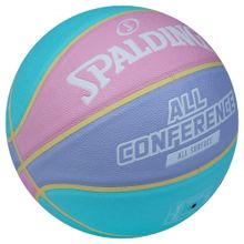 Мяч баск. SPALDING All Conference р.6, 77065z, композит, голубо-розовый