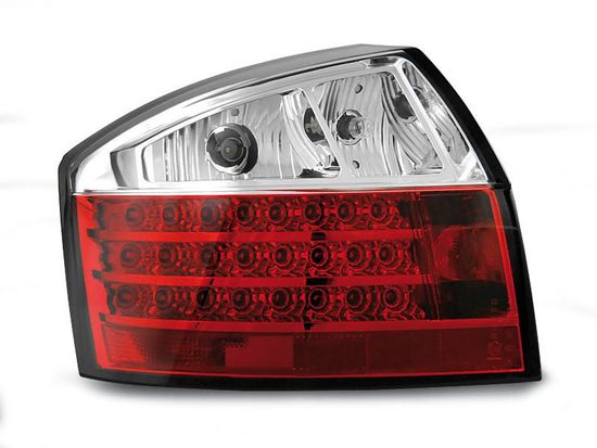 Задние фонари led red white для Audi A4 B6