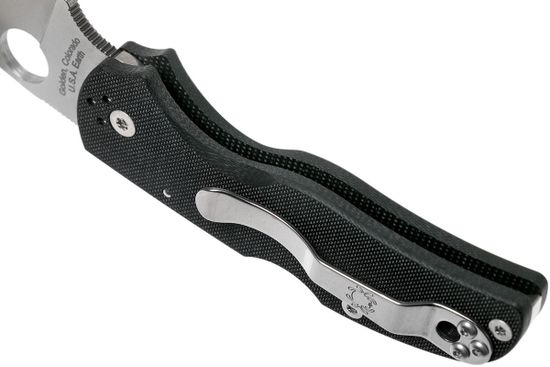 Складной нож Spyderco Native 5 C41GP5 c клинком из стали CPM-S30V, рукоять G10
