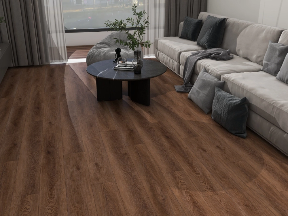 Кварц-винил SPC Union Essence 4 мм Дуб Брауни 2.2326 м2