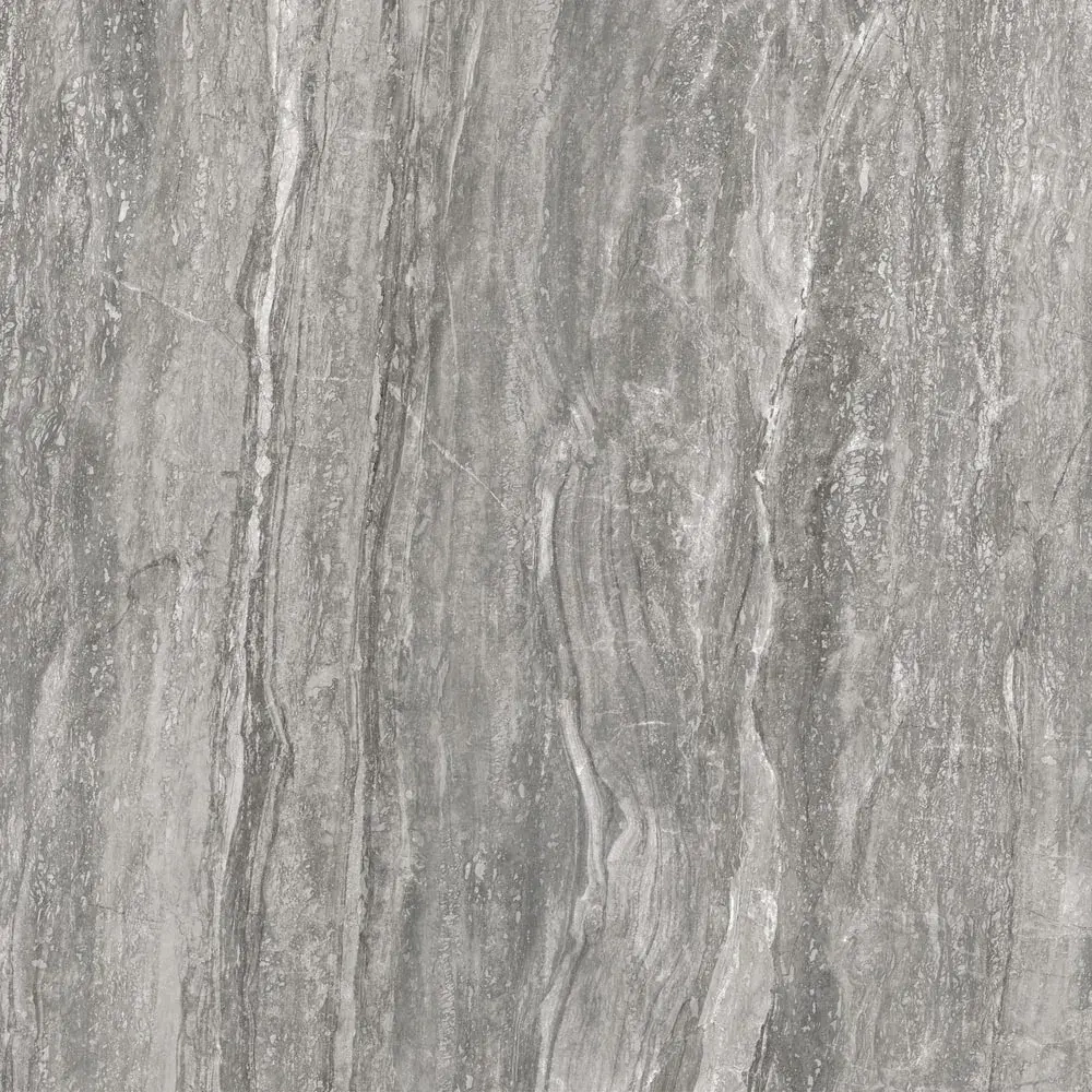 Керамогранит Alma Ceramica GFU04TVT70R Travertino 60x60 серый сахарный под камень