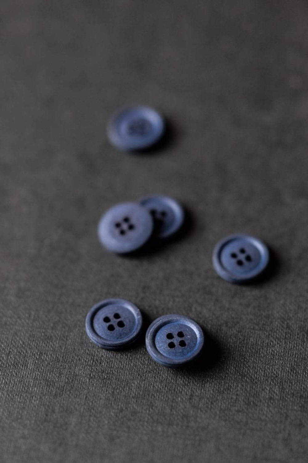 Хлопковые пуговицы 11mm – dark navy