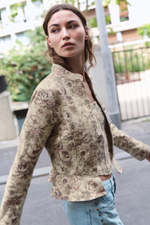 ДЖИНСОВАЯ КУРТКА Z1975 С ЦВЕТОЧНЫМ ПРИНТОМ — ZARA