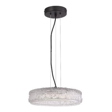 Подвесной светильник LED 15W 4000K SL6143.403.01 чёрный/прозрачный Antike ST-Luce
