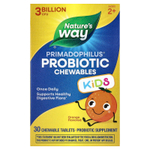 Nature's Way, Primadophilus®, жевательные пробиотики, для детей от 2 лет, с апельсиновым вкусом, 3 млрд КОЕ, 30 жевательных таблеток