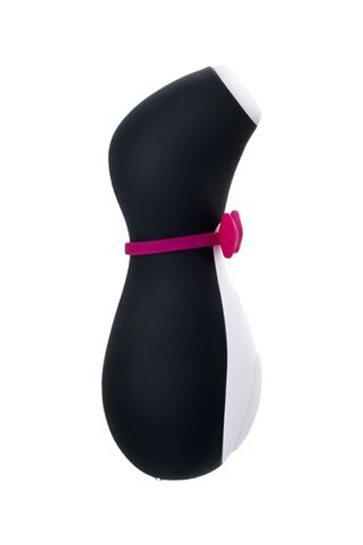 Вакуум-волновой бесконтактный стимулятор клитора Satisfyer Penguin (Цвет: черный с белым)