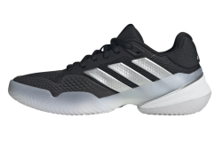 Женские теннисные кроссовки Adidas Barricade 14 W - core black/silver metallic/cloud white
