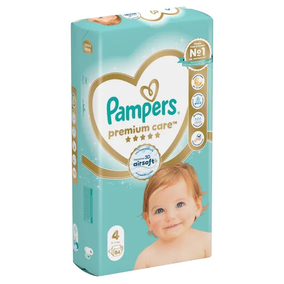 Подгузники Pampers Premium Care 4 (9-14 кг) 54 шт.