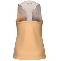 Девичья майка Head Girls Spirit Tank - apricot/light blue