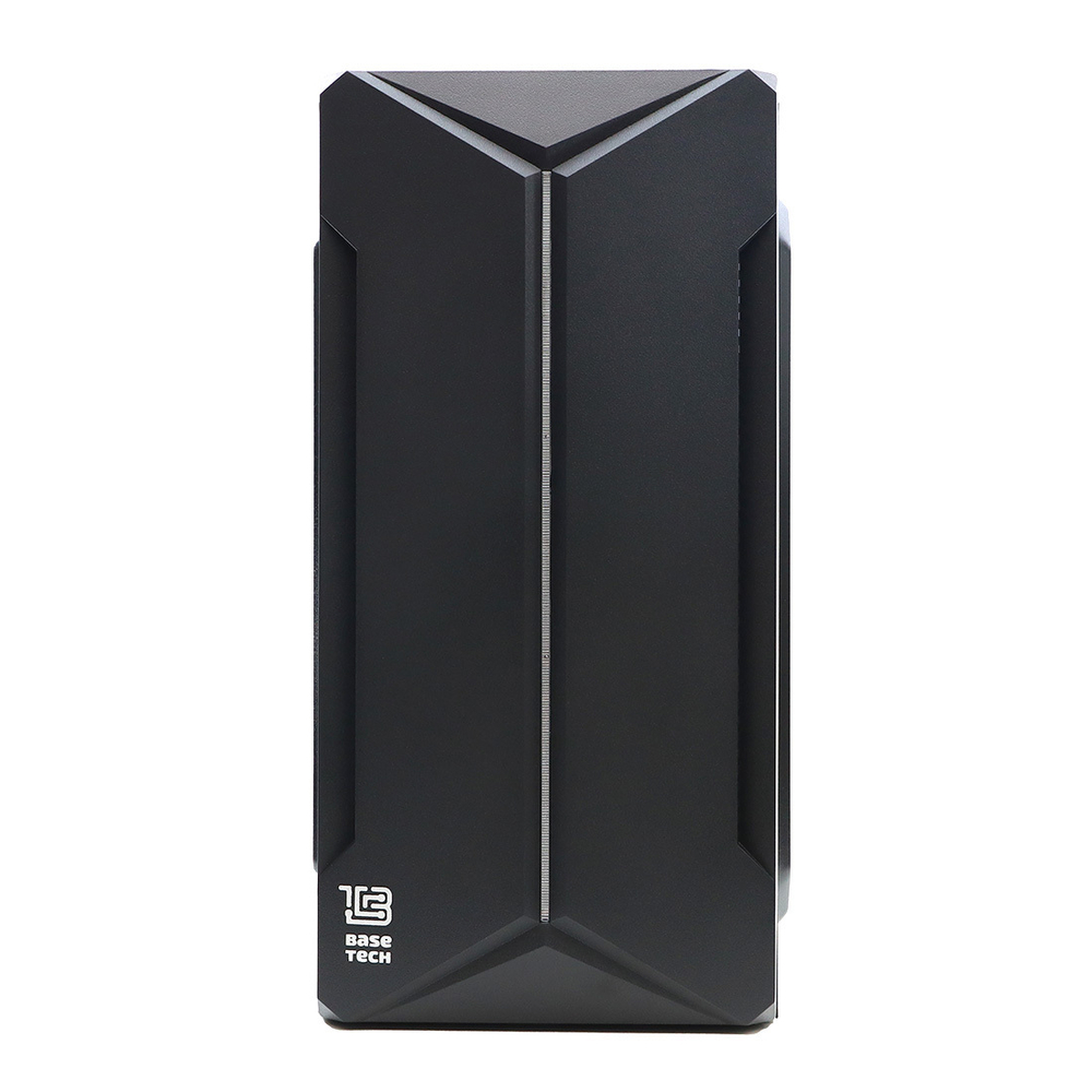 Корпус BaseTech M3403, Без БП, mATX, чёрный, 2xUSB2 (BT-M3403-B)
