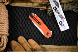 Нож Civivi Elementum C907R сталь D2 Satin Finished рукоять Orange G10