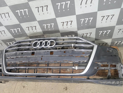 Бампер передний + решетка радиатора Audi A8 (D5) 17-22 Б/У Оригинал 4N0807065AGRU