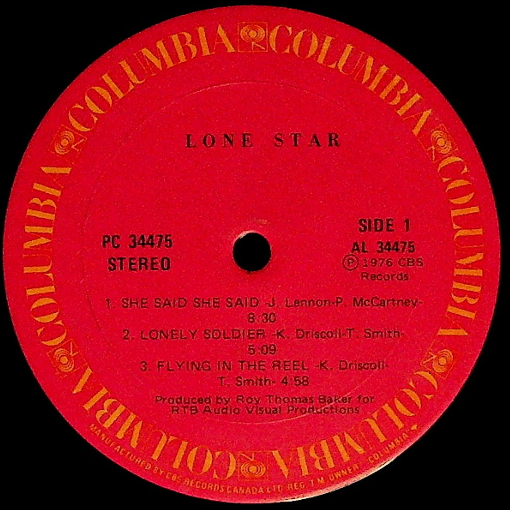 Lone Star / Lone Star (LP)