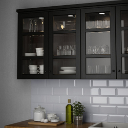 IKEA MITTLED  (ИКЕА МИТТЛЕД)  -  Светильник LED - диммируемый чёрный
