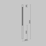 Садово-парковый светильник Outdoor O427FL-L30GF3K