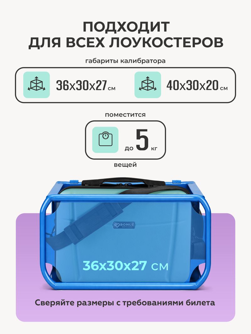 Чемодан M с кейсом в комплекте Мятный