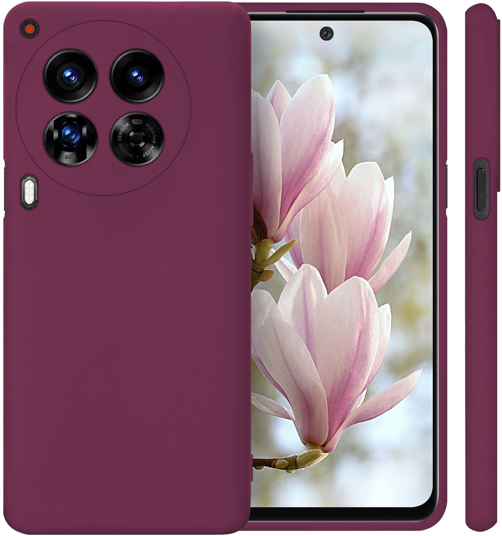 Мягкий Soft Touch чехол из силикона для TECNO CAMON 30 PREMIER с бархатной подкладкой