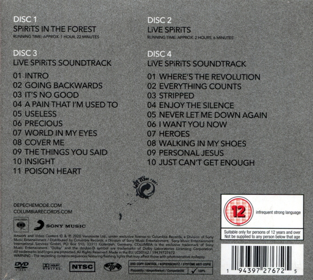 Depeche Mode / Spirits In The Forest (2CD+2DVD)