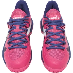 Женские теннисные кроссовки Diadora B.Icon 2 AG - pink yarrow/white/blueprint