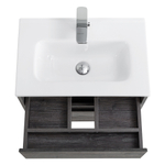 Тумба подвесная с раковиной BelBagno KRAFT 39-600/390-2C-SO-PP