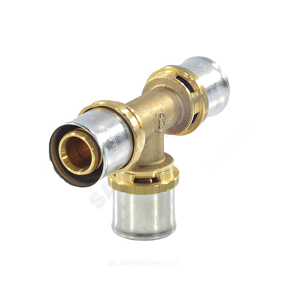 Тройник для МП/PE-X труб латунь пресс Дн 26 RM150 Giacomini RM150Y009