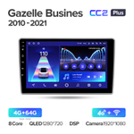 Teyes CC2 Plus 9" для Газель Busines 2010-2021
