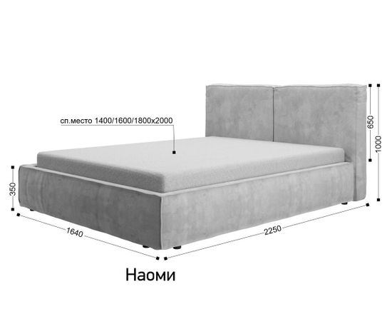 Кровать НАОМИ