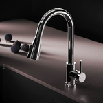 Смеситель для кухни с вытягивающимся изливом, хром AM.PM X-Joy S F85B07500