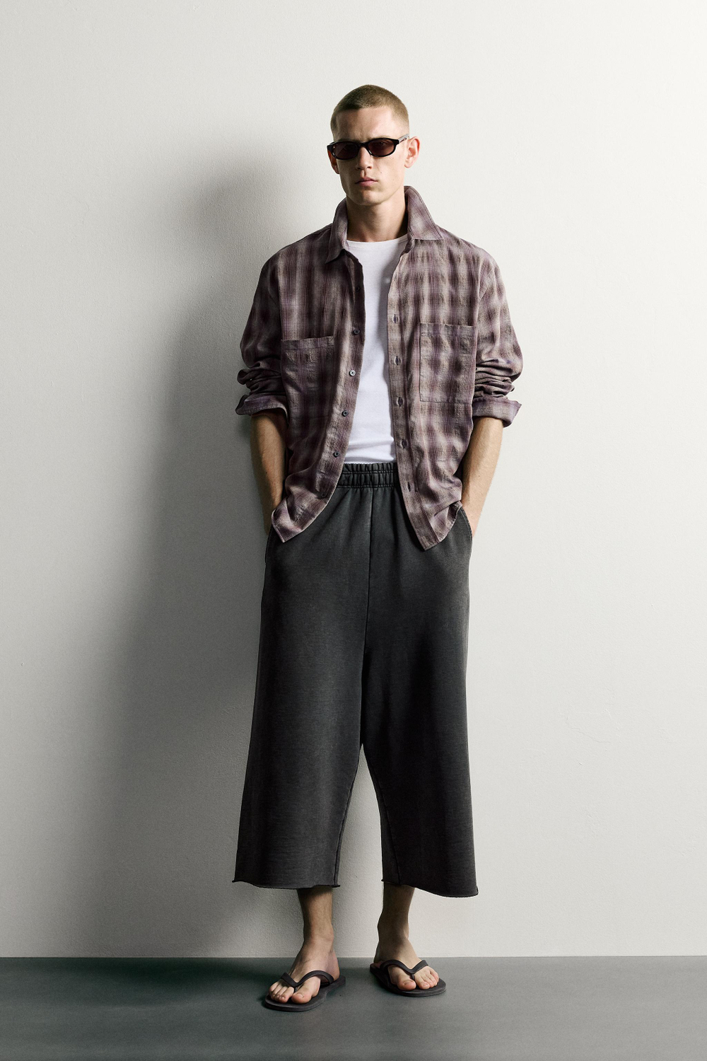 ДЖОГГЕРЫ RELAXED CROPPED FIT — ZARA
