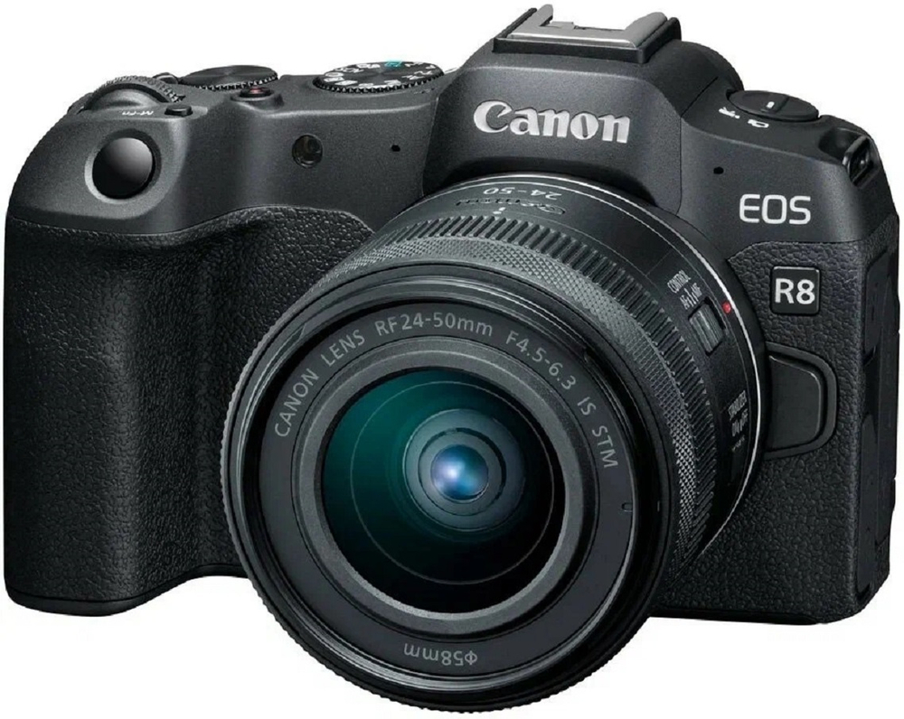 Canon EOS R8 Kit RF 24-50mm f/4.5-6.3 IS STM, черный